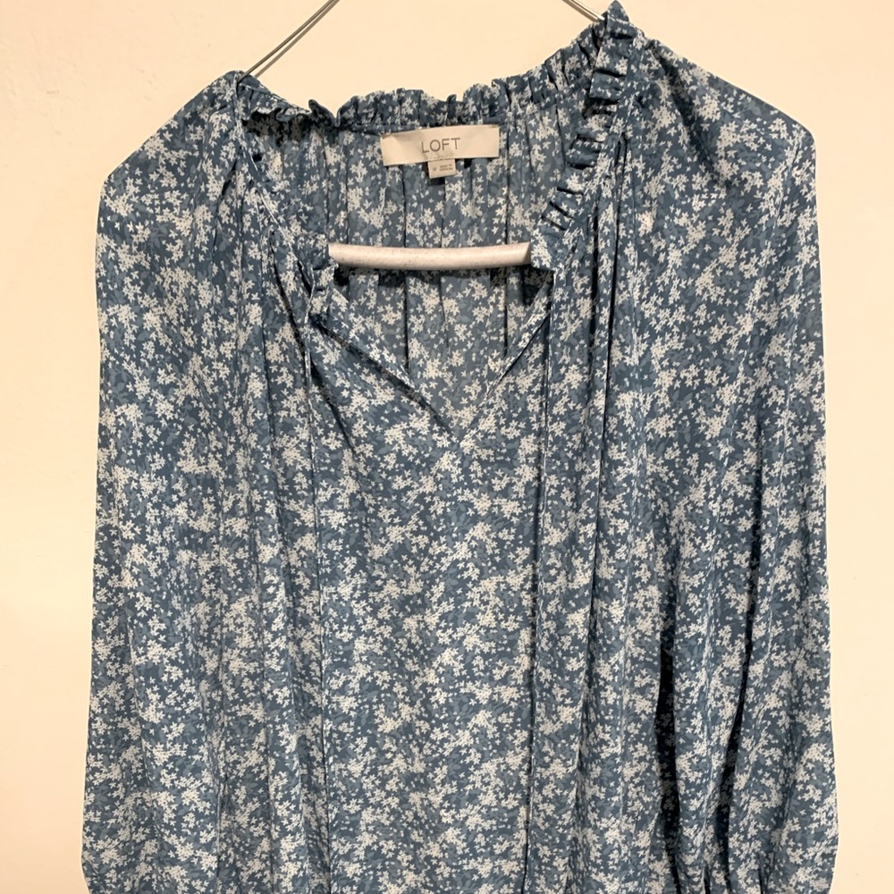 LOFT Floral Blouse